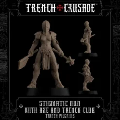 Trench Pilgrims Stigmatic Nun with Axe and Trench Club