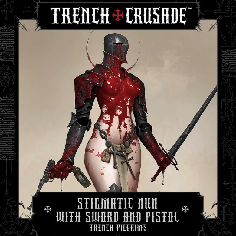 Trench Pilgrims Stigmatic Nun with Sword and Pistol