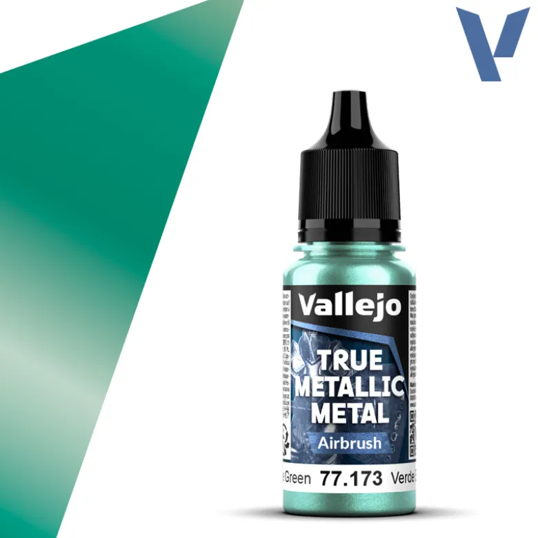 True Metallic Metal: Airbrush Beetle Green (77.173)