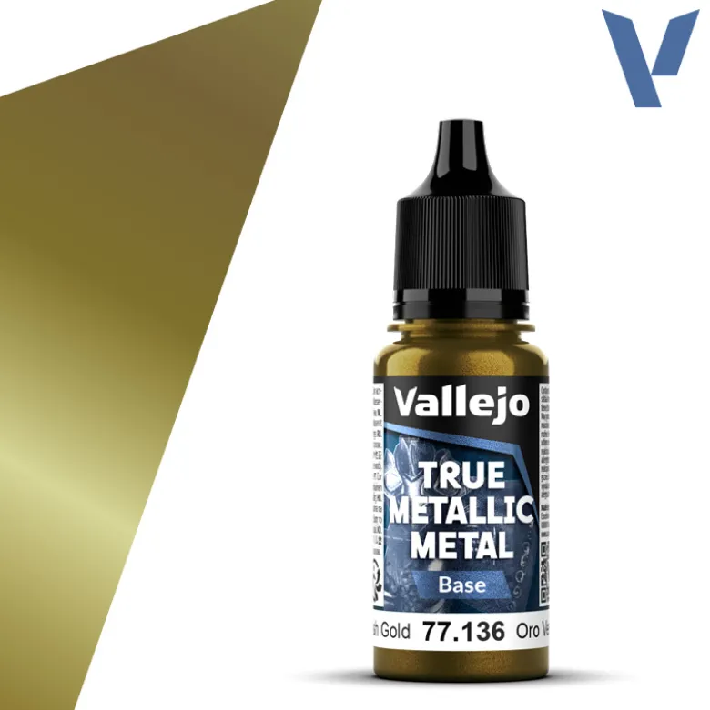 True Metallic Metal: Base Greenish Gold (77.136)