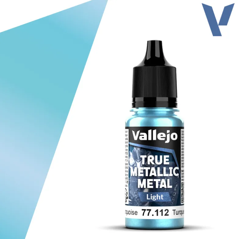True Metallic Metal: Light Hydra Turquoise (77.112)