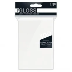 Ultra Pro Deck Protector: Gloss Białe 100 szt.
