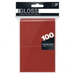 Ultra Pro Deck Protector: Gloss Czerwone 100 szt.