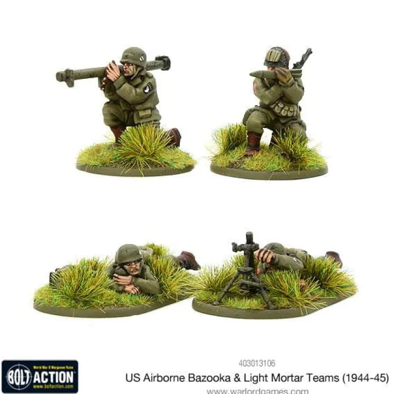 US Airborne Bazooka & Light Mortar Teams (1944-45)