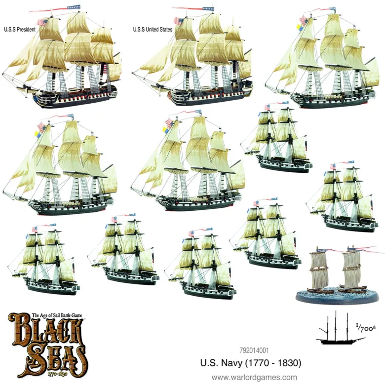 U.S. Navy Fleet (1770 - 1830)
