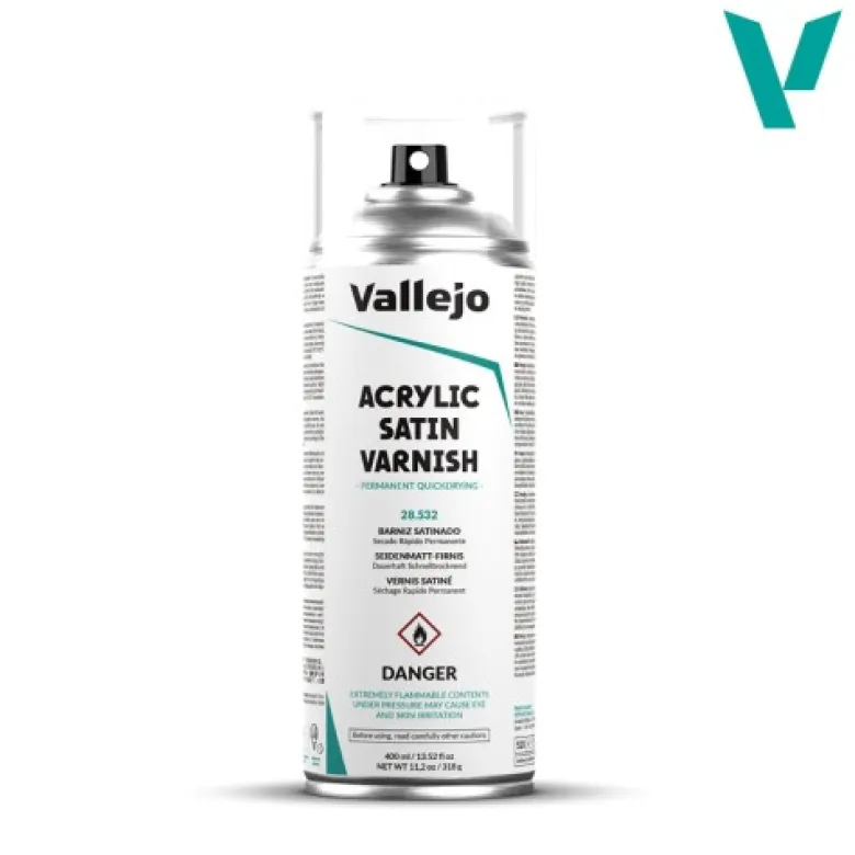 Vallejo Aerosol Varnish - Satin