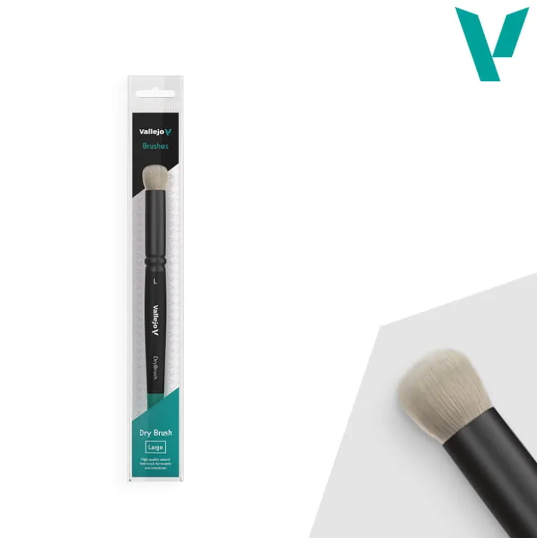 Vallejo Brush: Drybrush Natural L Size