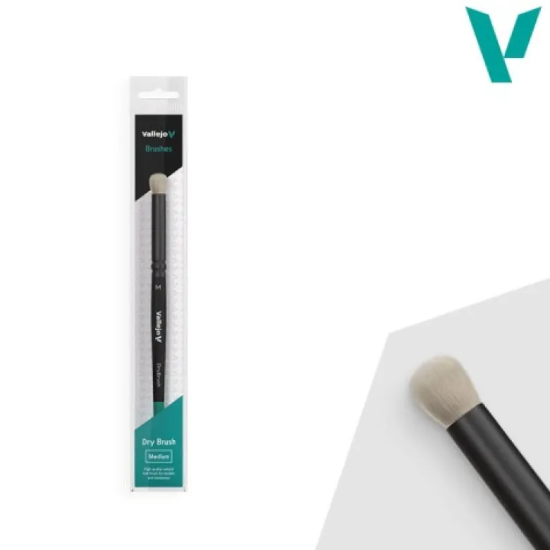 Vallejo Brush: Drybrush Natural M Size