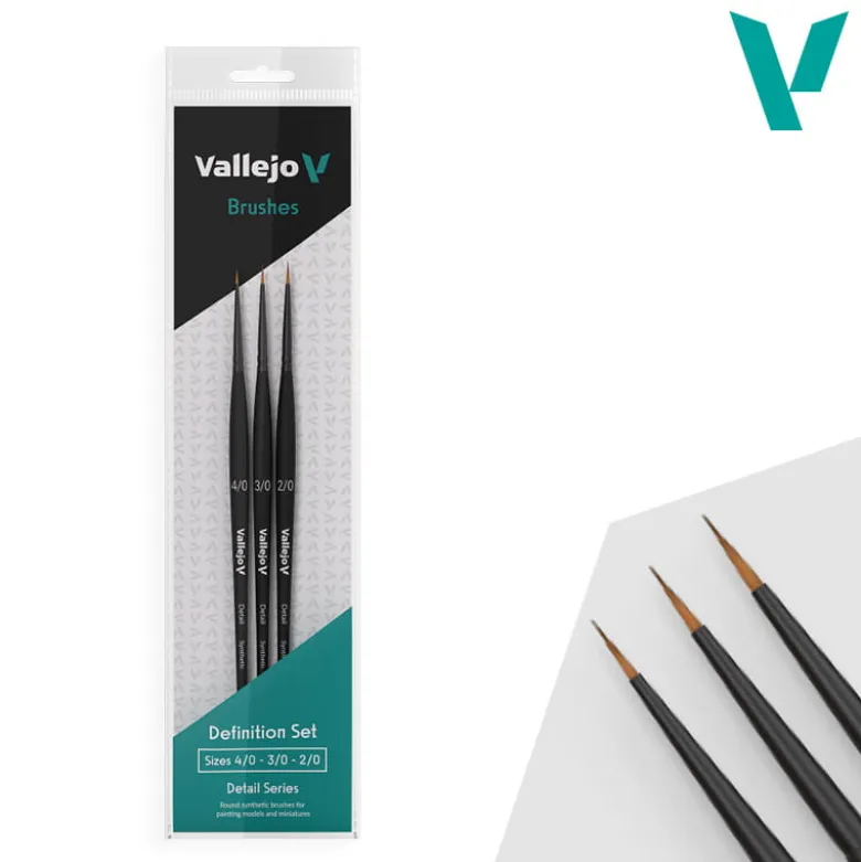 Vallejo Brush Set: Pro Modeler - Detail Definition