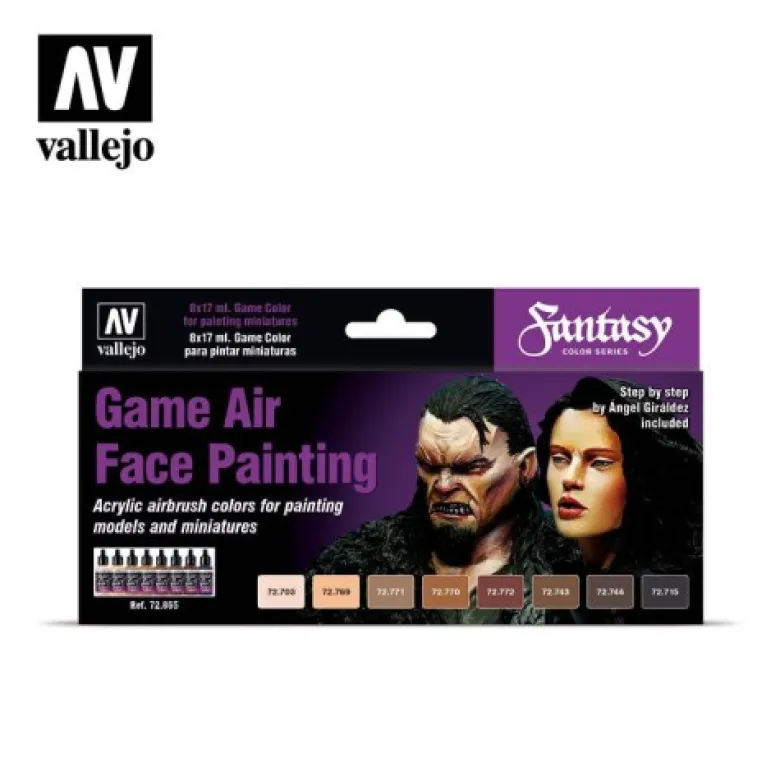 Vallejo Game Air - Face Painting by Giraldez