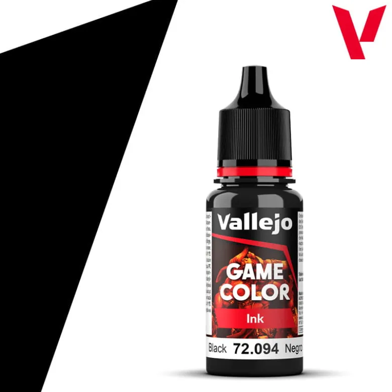 Vallejo Game Color: Ink - Black 72.094 18ml