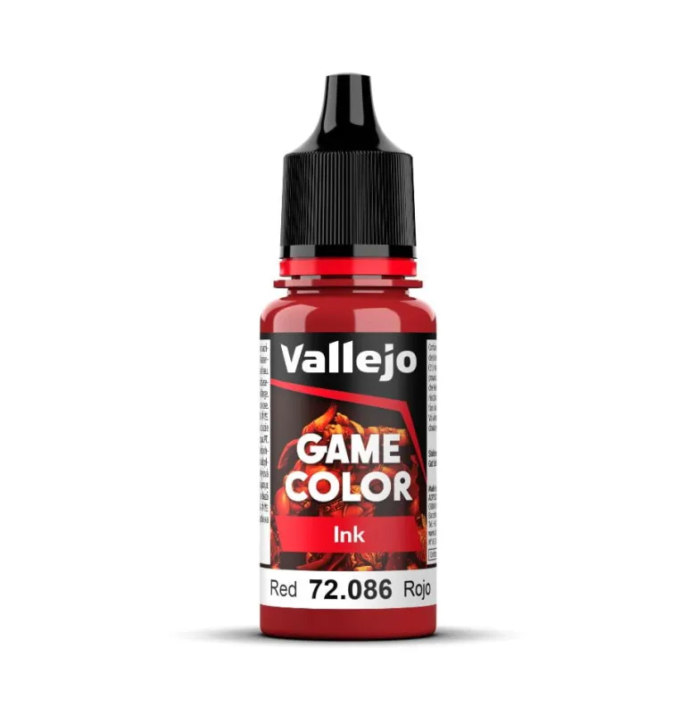 Vallejo Game Color: Ink - Red 72.086 18ml