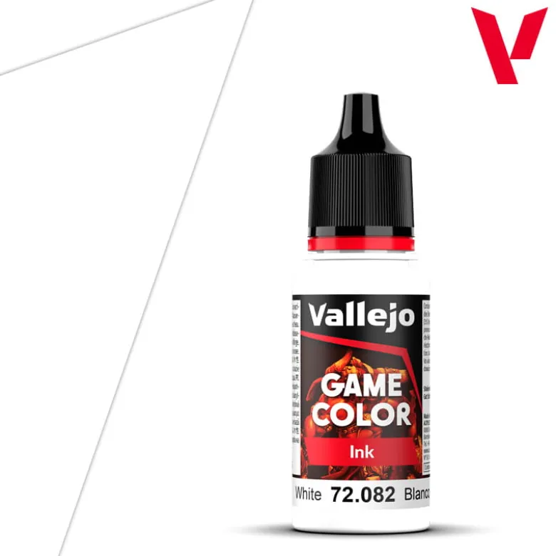 Vallejo Game Color: Ink - White 72.082 18ml