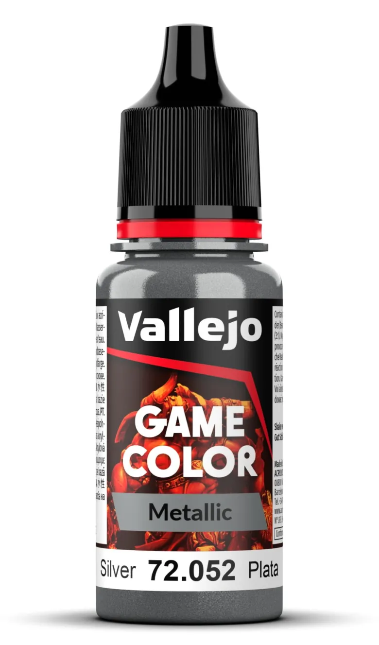 Vallejo Game Color: Metallic - Silver 72.052 18ml
