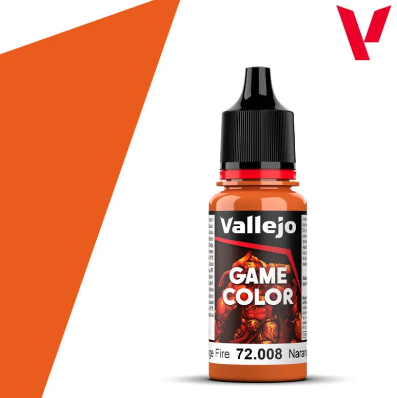 Vallejo Game Color: Orange Fire 72.008 18ml