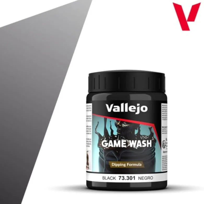 Vallejo Game Color Wash - Black 73.301 200ml.