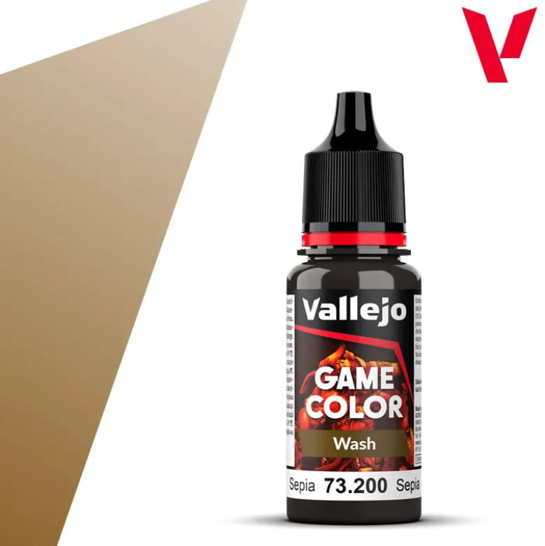 Vallejo Game Color: Wash - Sepia 73.200 18ml