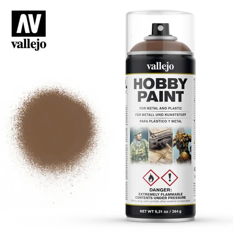 Vallejo Hobby Spray Paint - Beasty Brown 28.019 400ml.