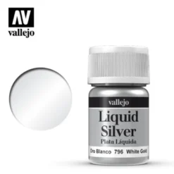 Vallejo Liquid Gold - White Gold 70.796 35ml.