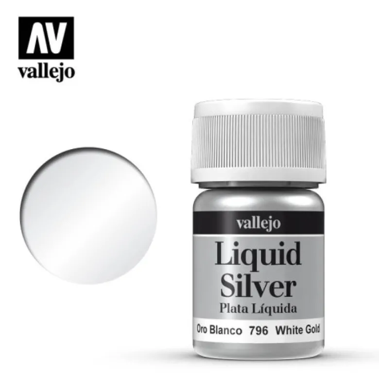 Vallejo Liquid Gold - White Gold 70.796 35ml.