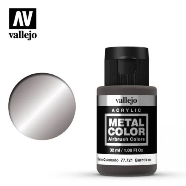 Vallejo Metal Color - Burnt Iron 77.721 32ml.
