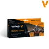 Vallejo Metallic Colors Paints set 70118