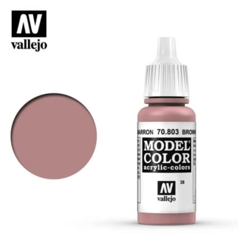 Vallejo Model Color Brown Rose (038) 70.803 17ml