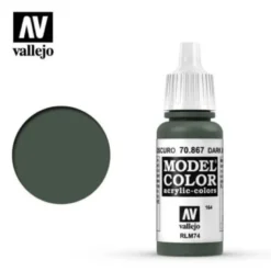 Vallejo Model Color Dark Blue Grey (164) 70.867 17ml