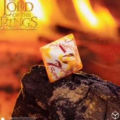 Władca Pierścieni. Zestaw Kości Full Art Dice®: Powiernicy Pierścienia - Whitefire Radiance