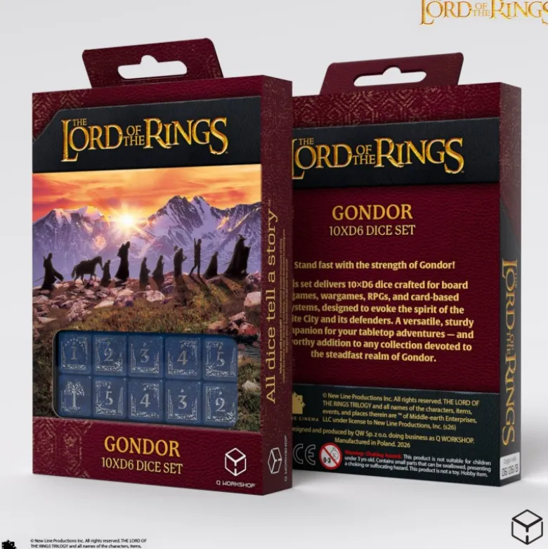 Władca Pierścieni. Zestaw Kości: Gondor 10xK6