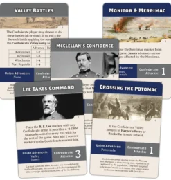 War in Virginia 1862 Solitaire Travel Game