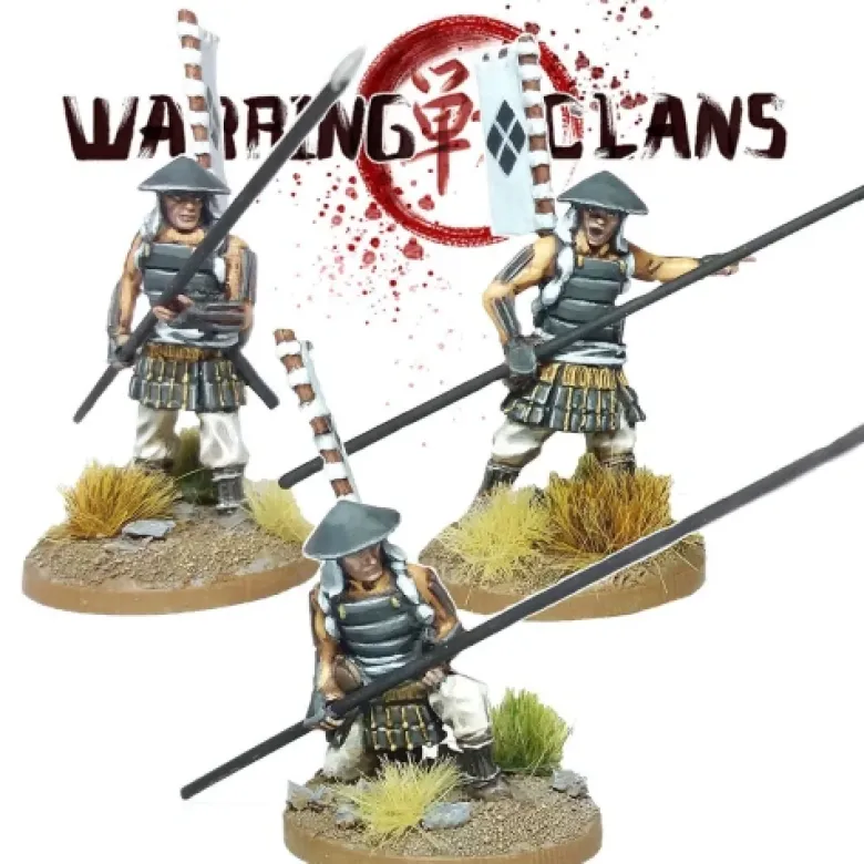 Warring Clans: Ashigaru with Yari (spear) 1