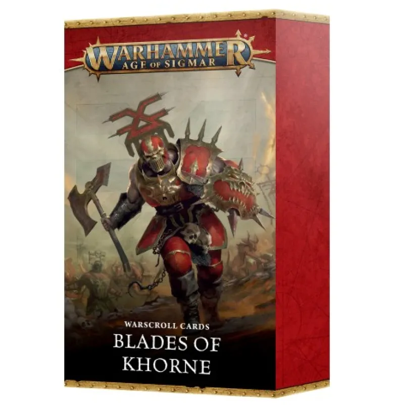 Warscroll Cards: Blades of Khorne 4ed