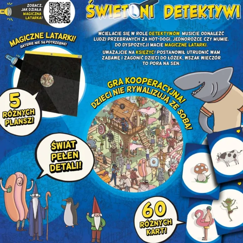 Świetlni Detektywi + karty Promo