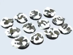 Winter Shale Bases, Round 25mm (5 szt.)
