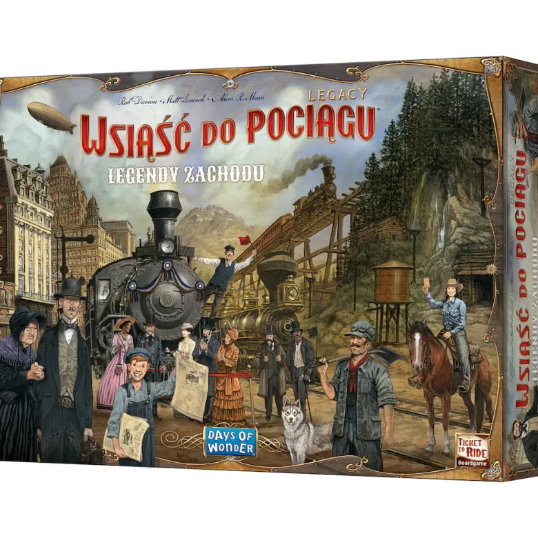 Wsiąść do Pociągu: Legacy - Legendy Zachodu + zestaw promocyjny Duże Miasta