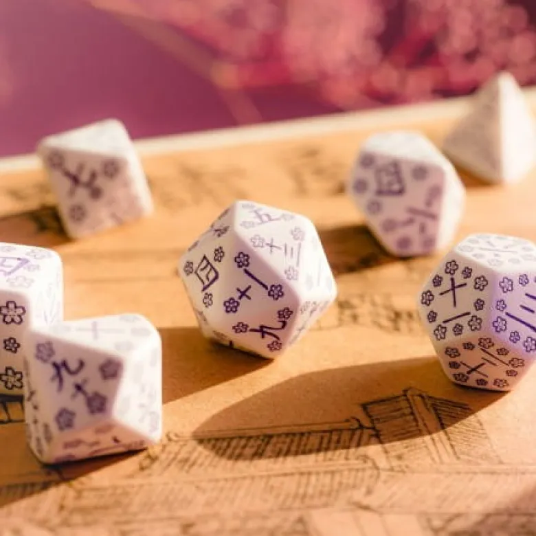 Zestaw RPG Kości Japońskich - Lotos Błękitnej Gwiazdy