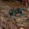 ZiS-3 Divisional Gun with Soviet Naval Brigade Crew
