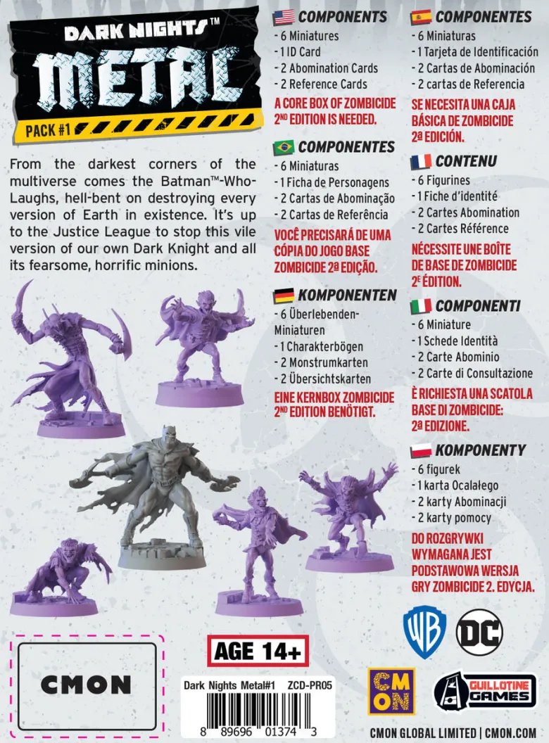 Zombicide 2. edycja: Dark Nights Metal - Pack 1