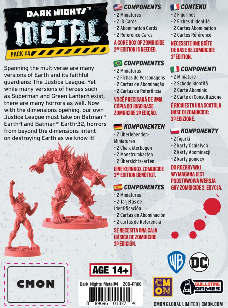 Zombicide 2. edycja: Dark Nights Metal - Pack 4